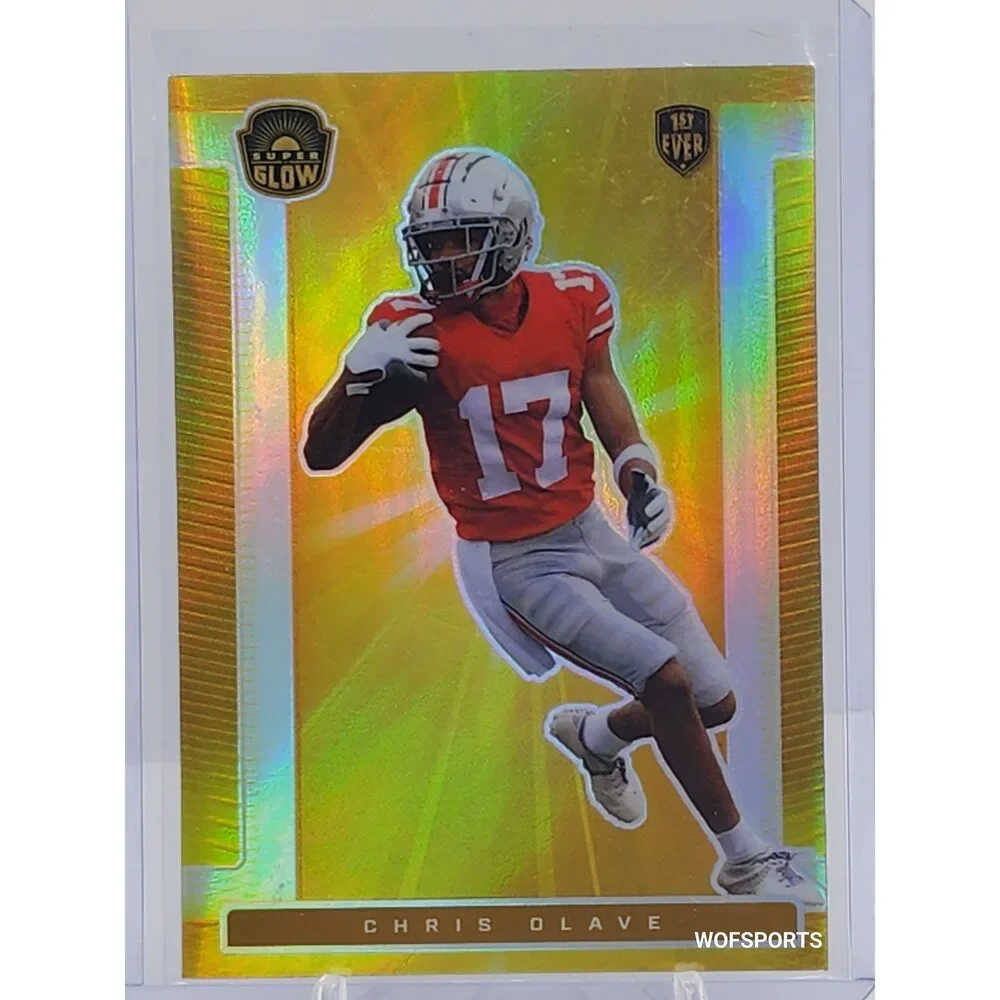 2021 Leaf Super Glow Chris Olave #29 New Orlean Saint